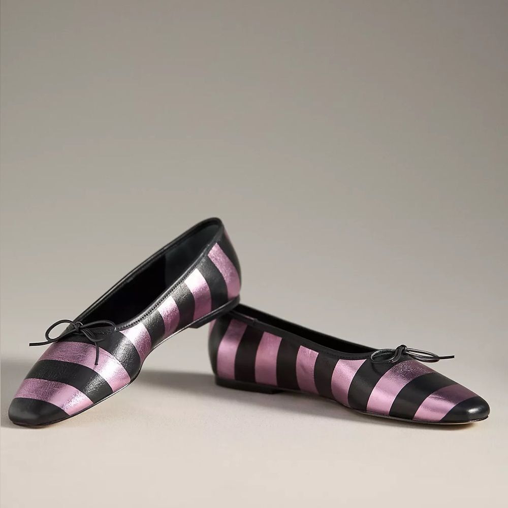 Maeve Square-Toe Ballet Flats